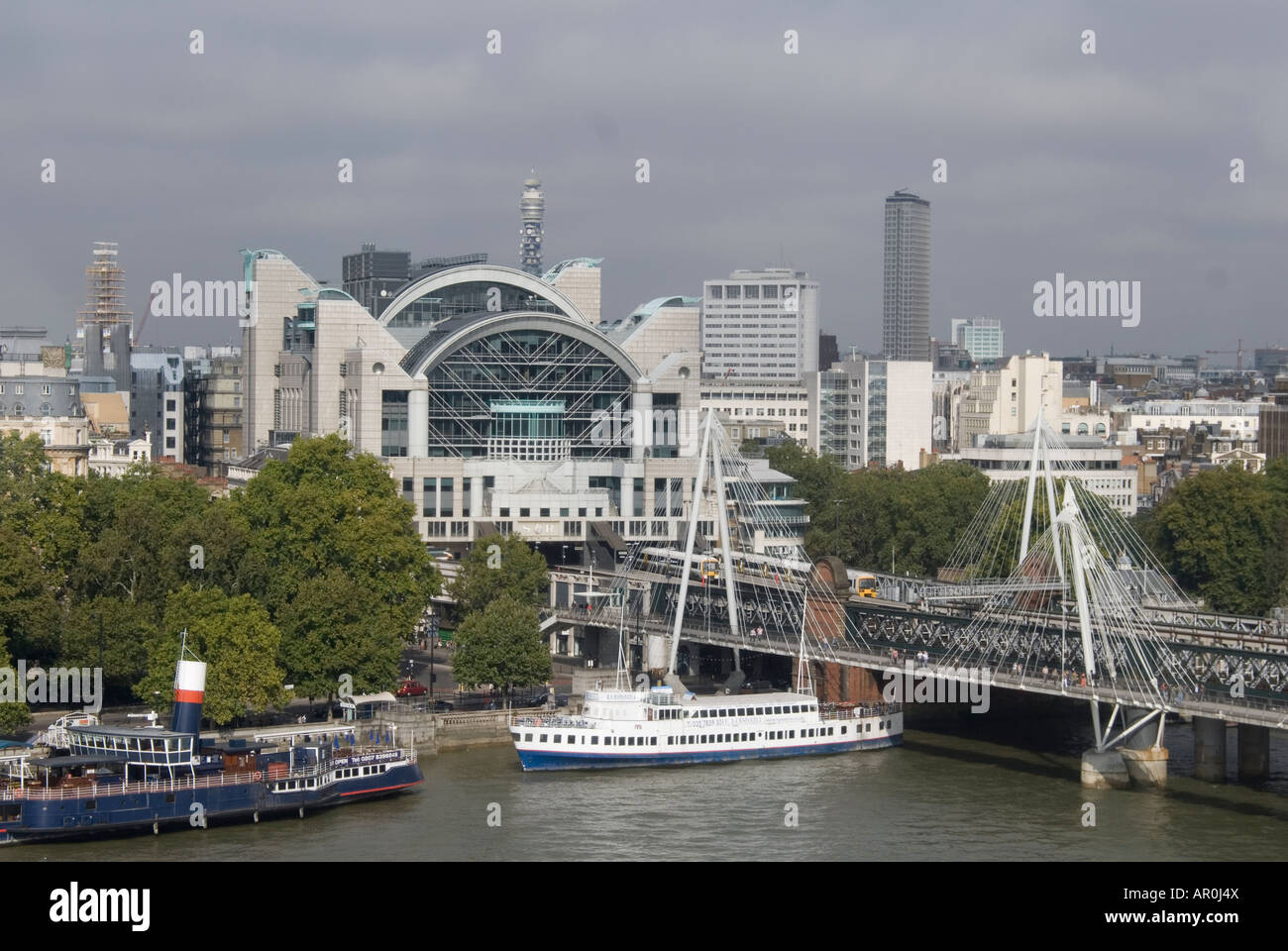 Charing Cross railway station London England Stock Photo Alamy