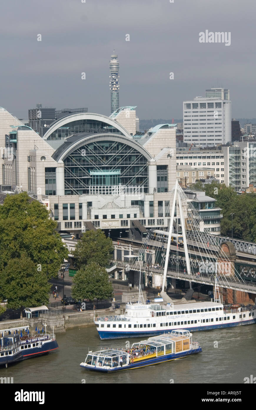 Charing Cross railway station London England Stock Photo Alamy