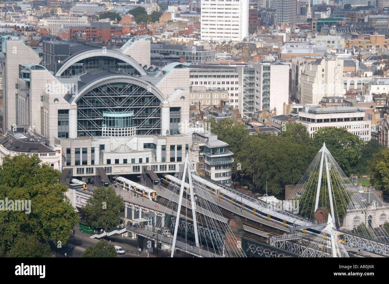 Charing Cross railway station London England Stock Photo Alamy