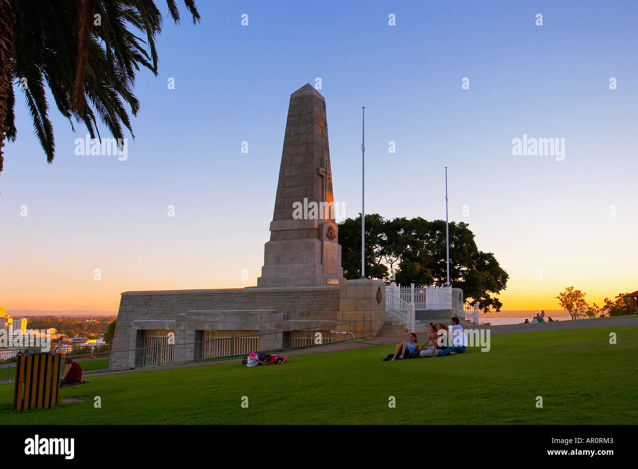 The Australian Imperial Force Monument Perth Western Australia Stock Photo