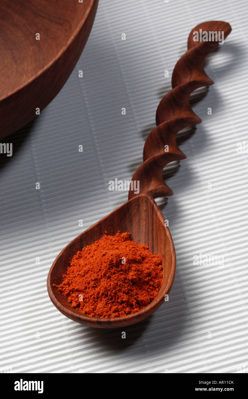 Food & Beverage - Chillie powder Stock Photo