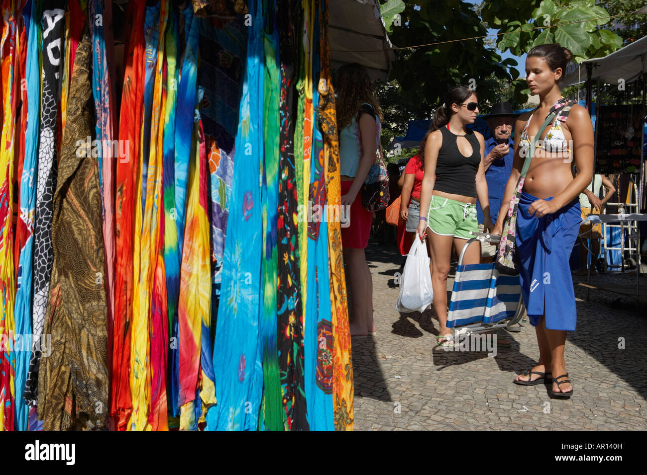 Hippie Fair Praca General Osorio in Rio De Janeiro Brazil Stock Photo -  Alamy