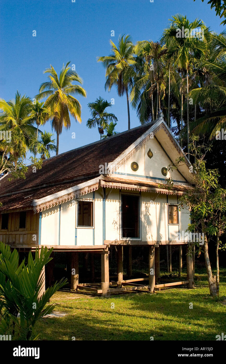 A Traditional House In Luang Prabang Laos Stock Photo Alamy