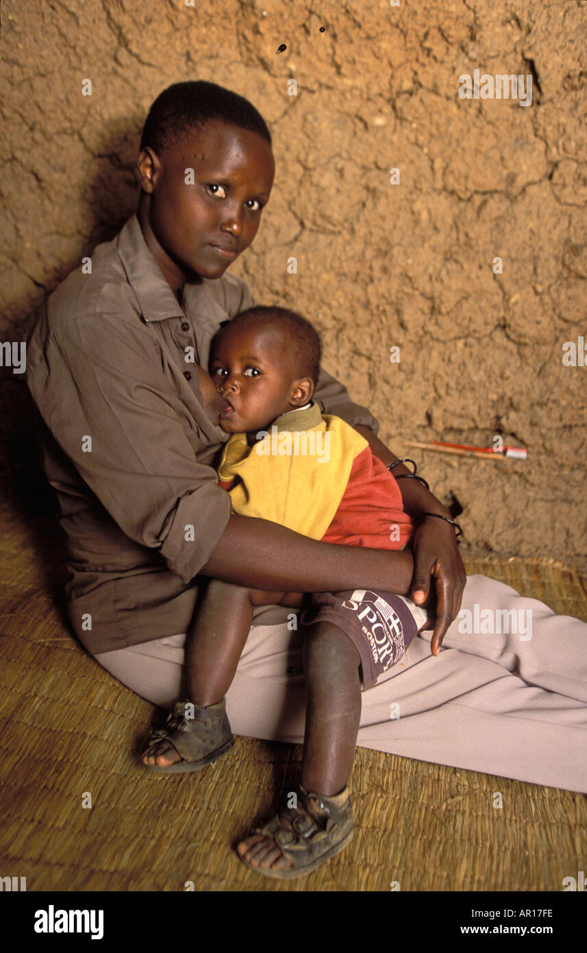 Siblings Rwanda Rwanda genocide orphan Honourine 18 is mother to her siblings and her ...