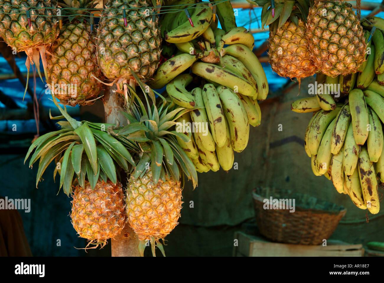 Fruit for sale Colva Goa India Stock Photo Alamy