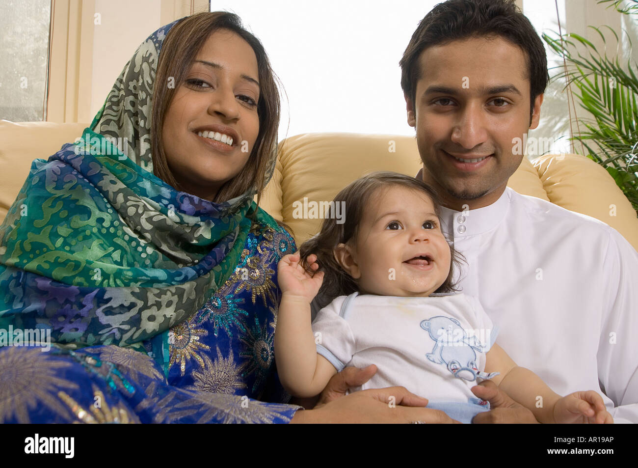 Middle eastern family three hi-res stock photography and images - Alamy