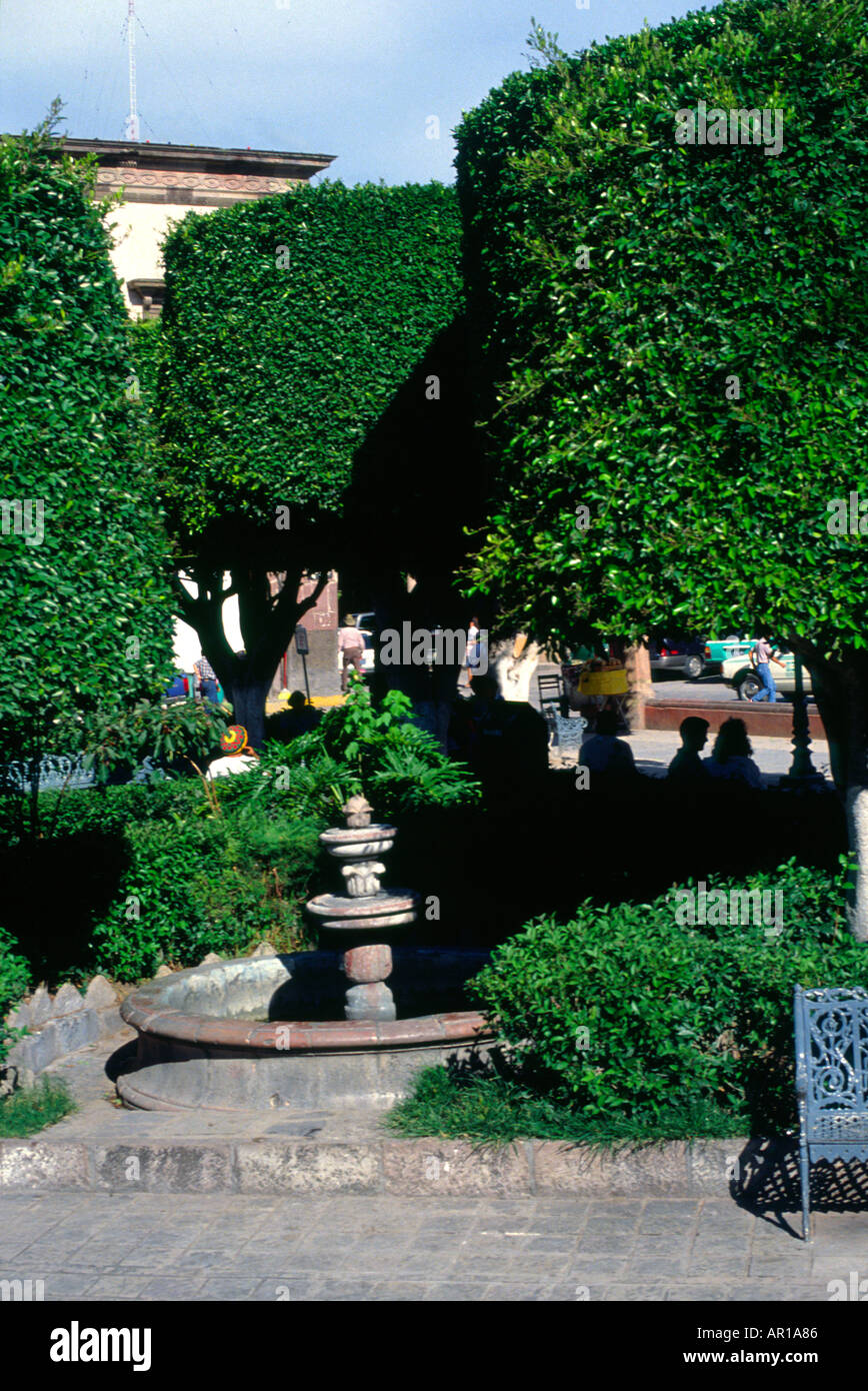 Jardin San Miguel de Allende Mexico Stock Photo