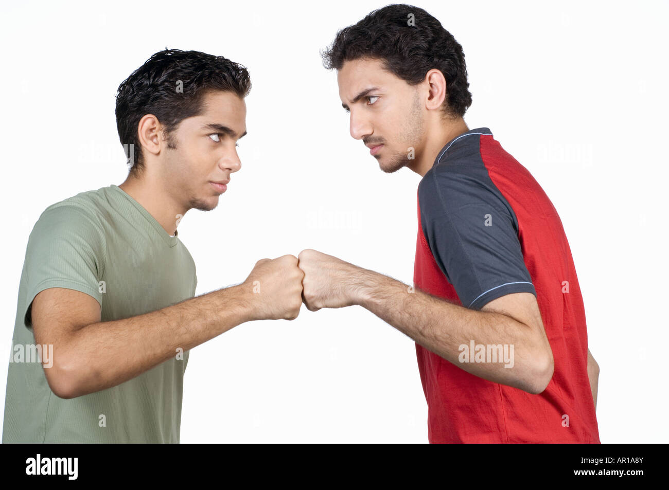 Brothers fighting Stock Photo 15906122 Alamy