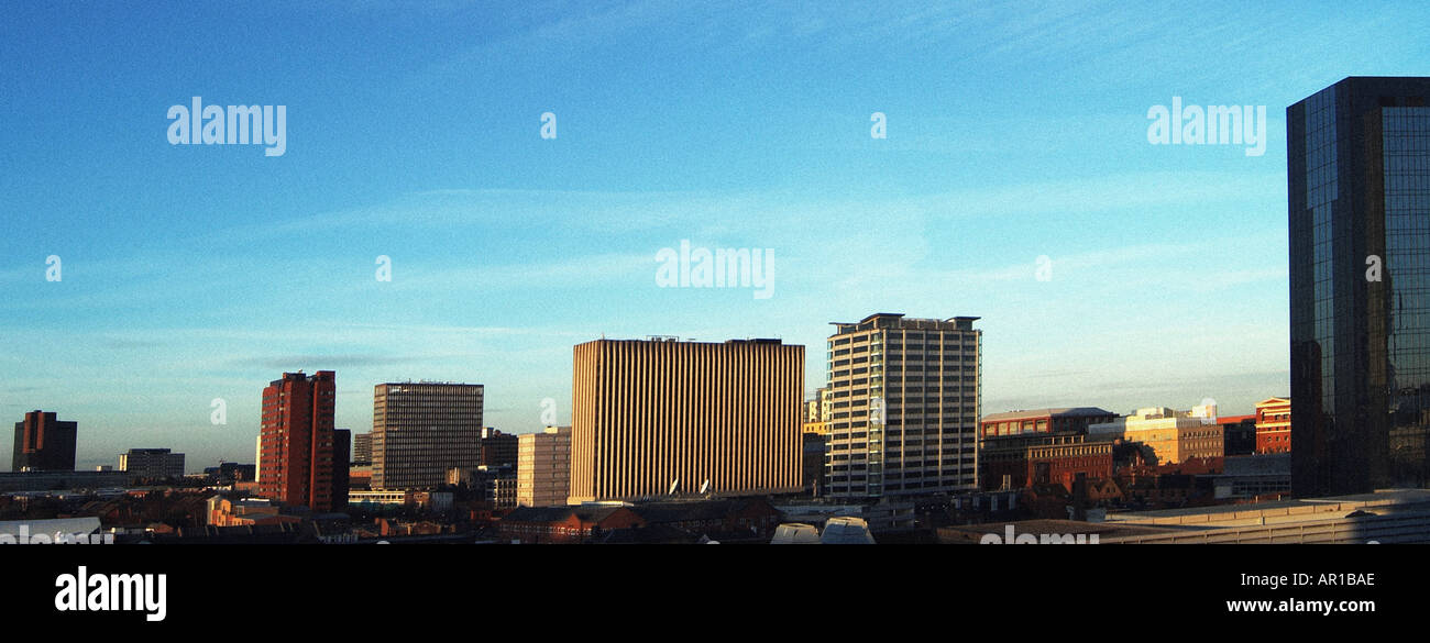 Birmingham city centre early morning Stock Photo
