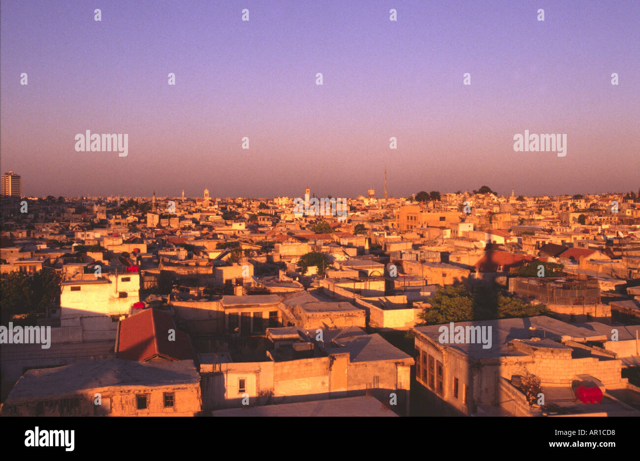 Old Town of Damascus looking West Stock Photo Alamy