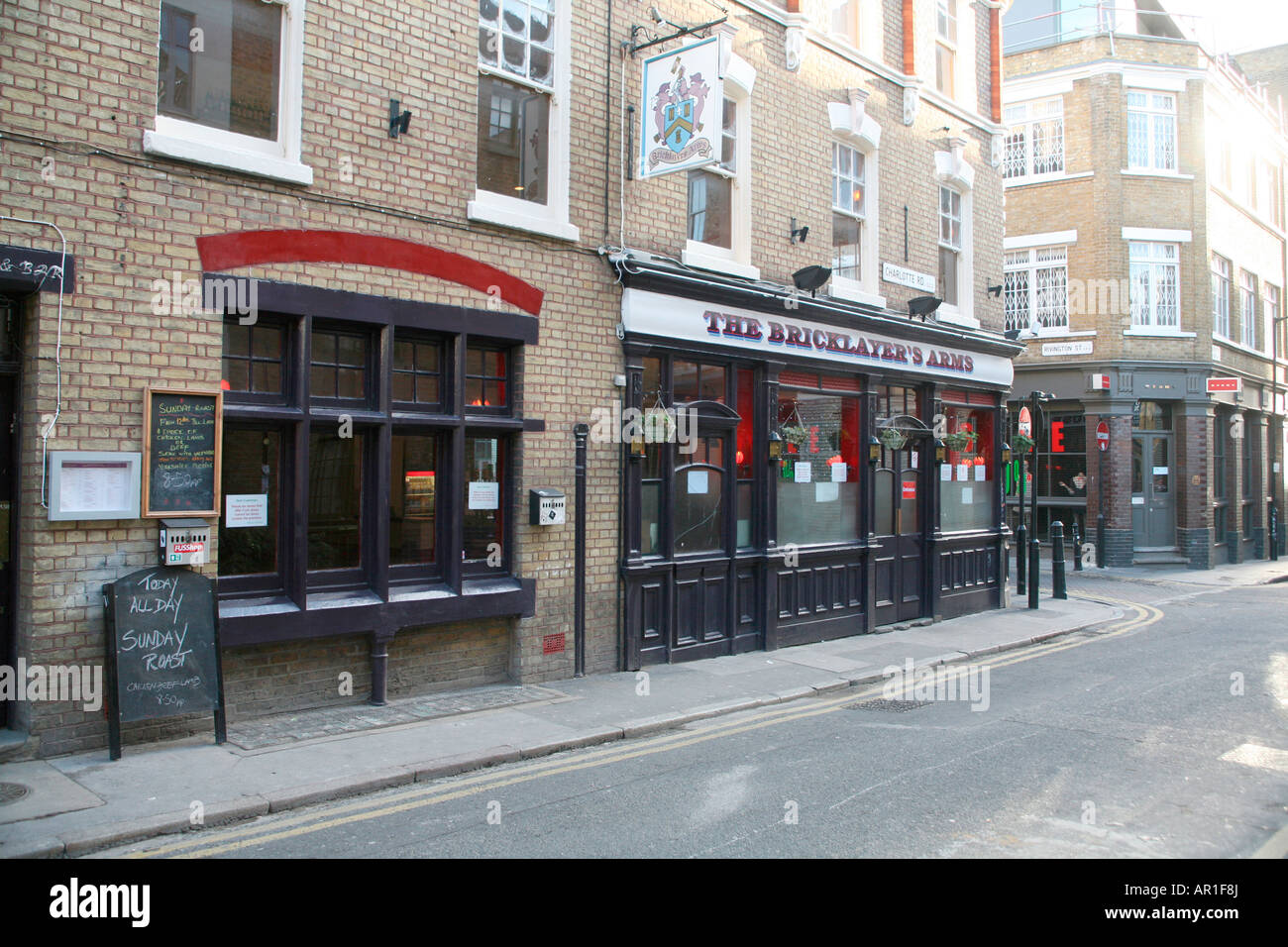 The Bricklayers Arms, Shoreditch, London Stock Photo Alamy