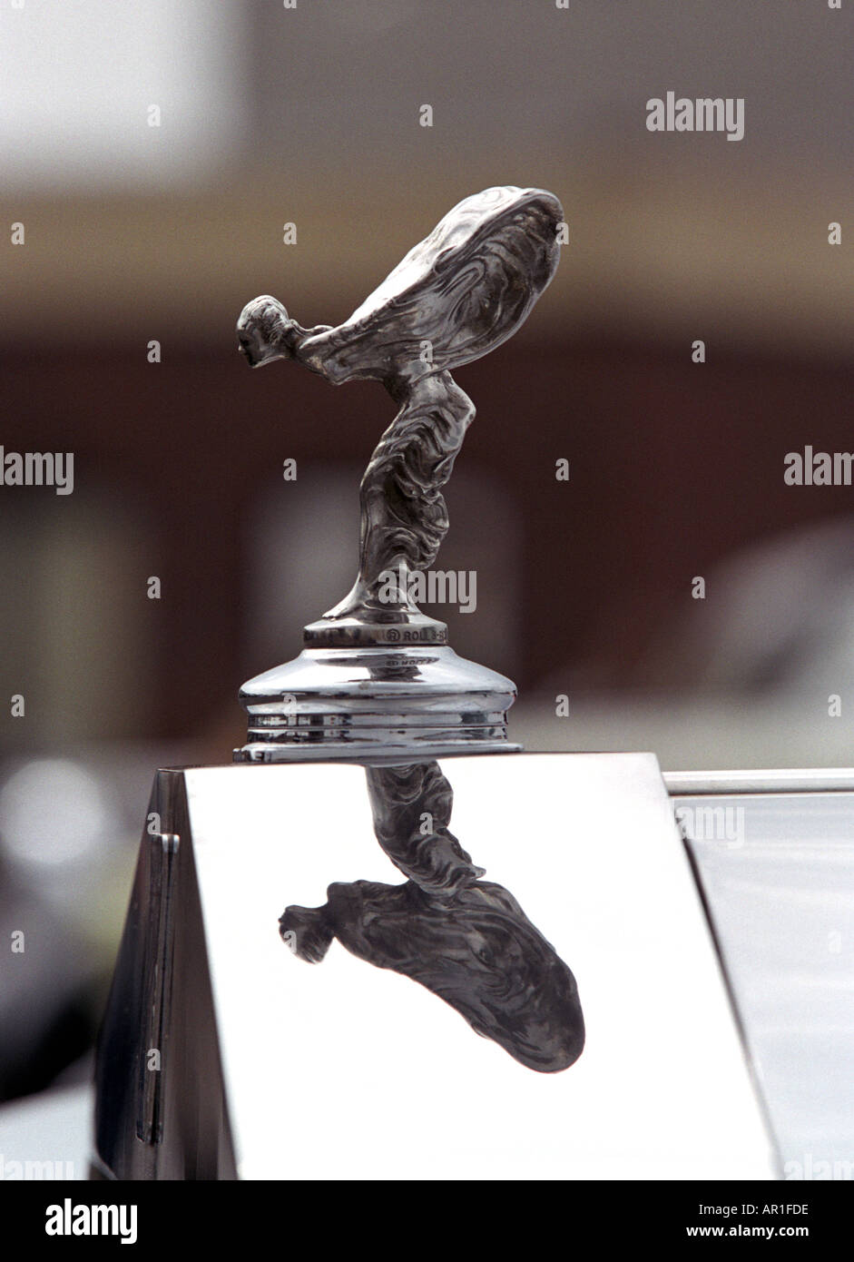 Rolls Royce hood ornament Stock Photo