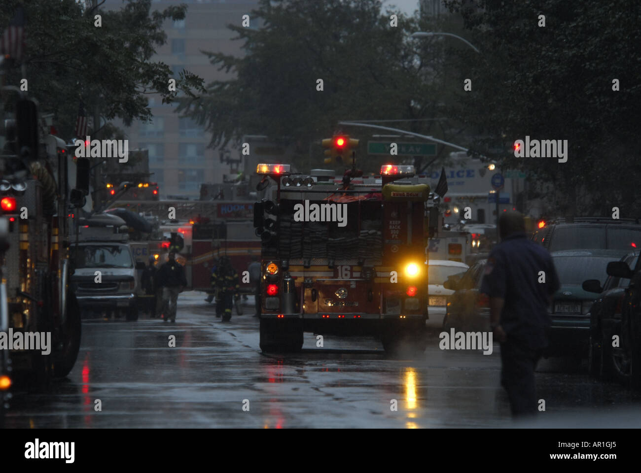 New York City A plane crashes into a building Corner of 72nd and York