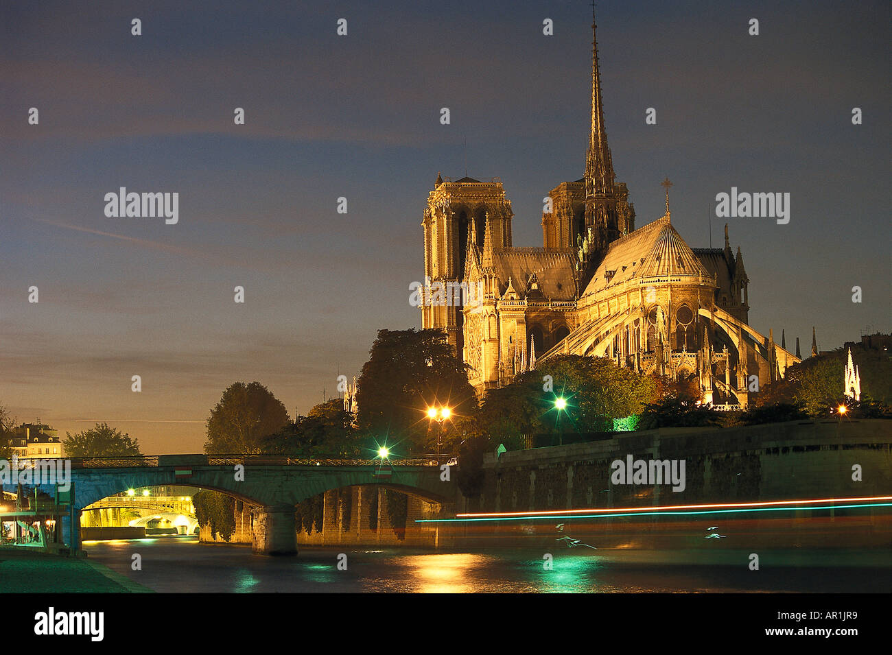 Kathedrale Notre-Dame de Paris, Paris Frankreich Stock Photo