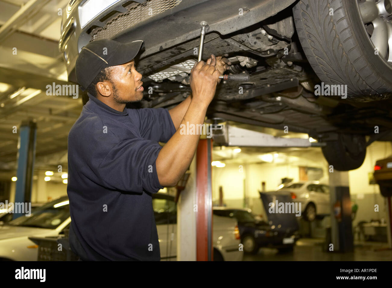 Colored, Mechanic, South Africa Stock Photo Alamy