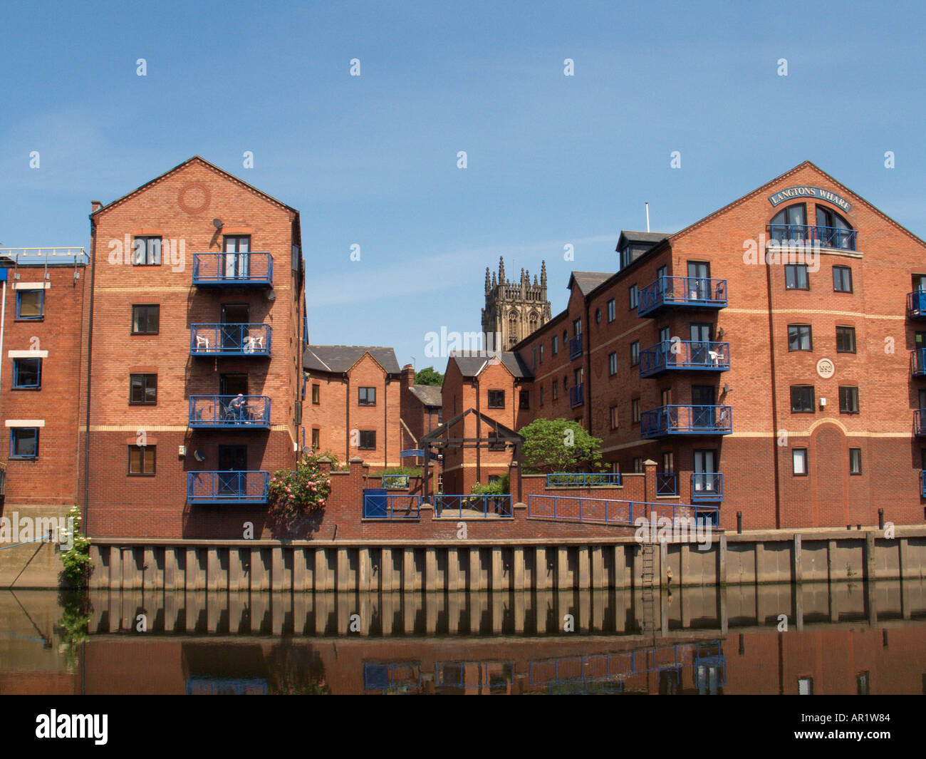Apartment Blocks Brewery Wharf Leeds Yorkshire England Stock Photo Alamy