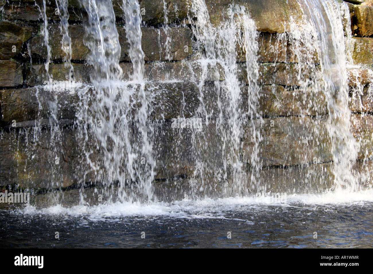 Waterfall at Oxford Business Park Stock Photo Alamy