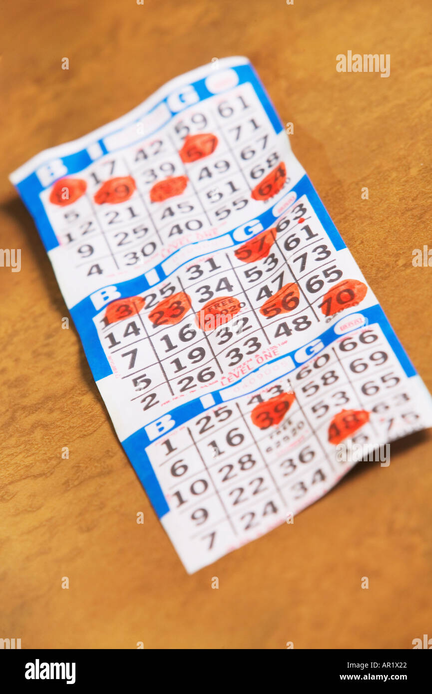 bingo-card-used-stock-photo-alamy