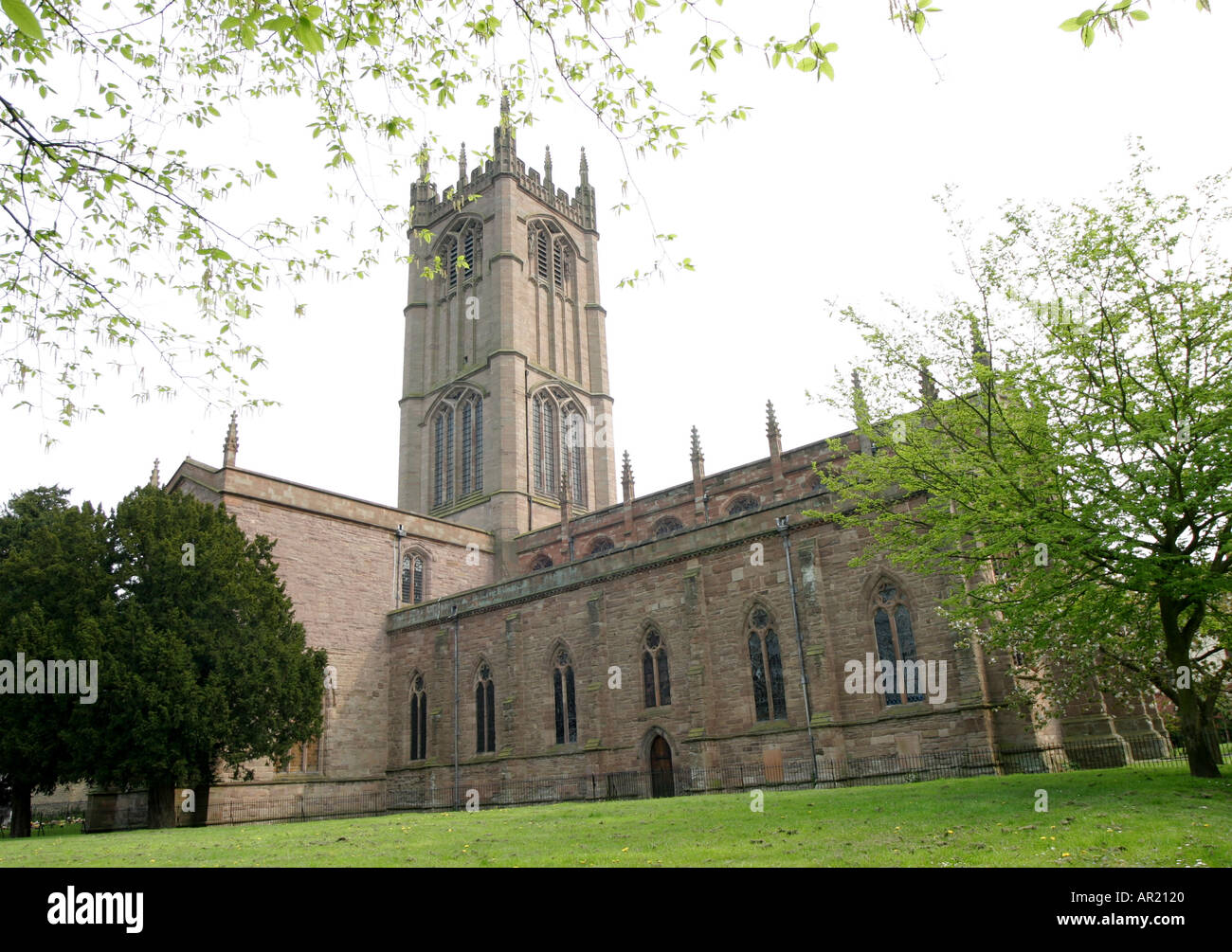 Saint St Laurences Laurence s church Ludlow Shropshire Stock Photo