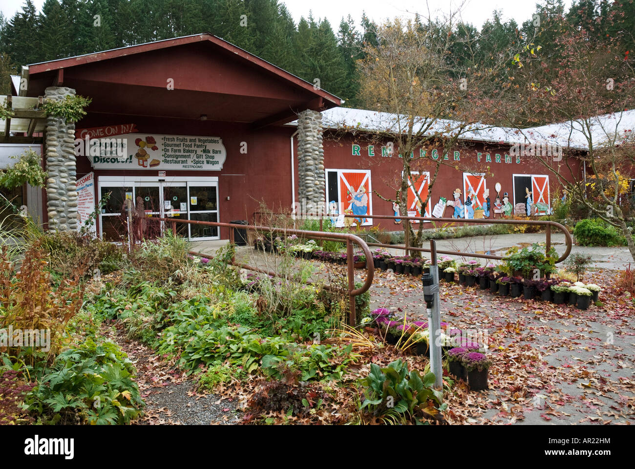 Remlinger Farms Store Carnation Washington Stock Photo Alamy