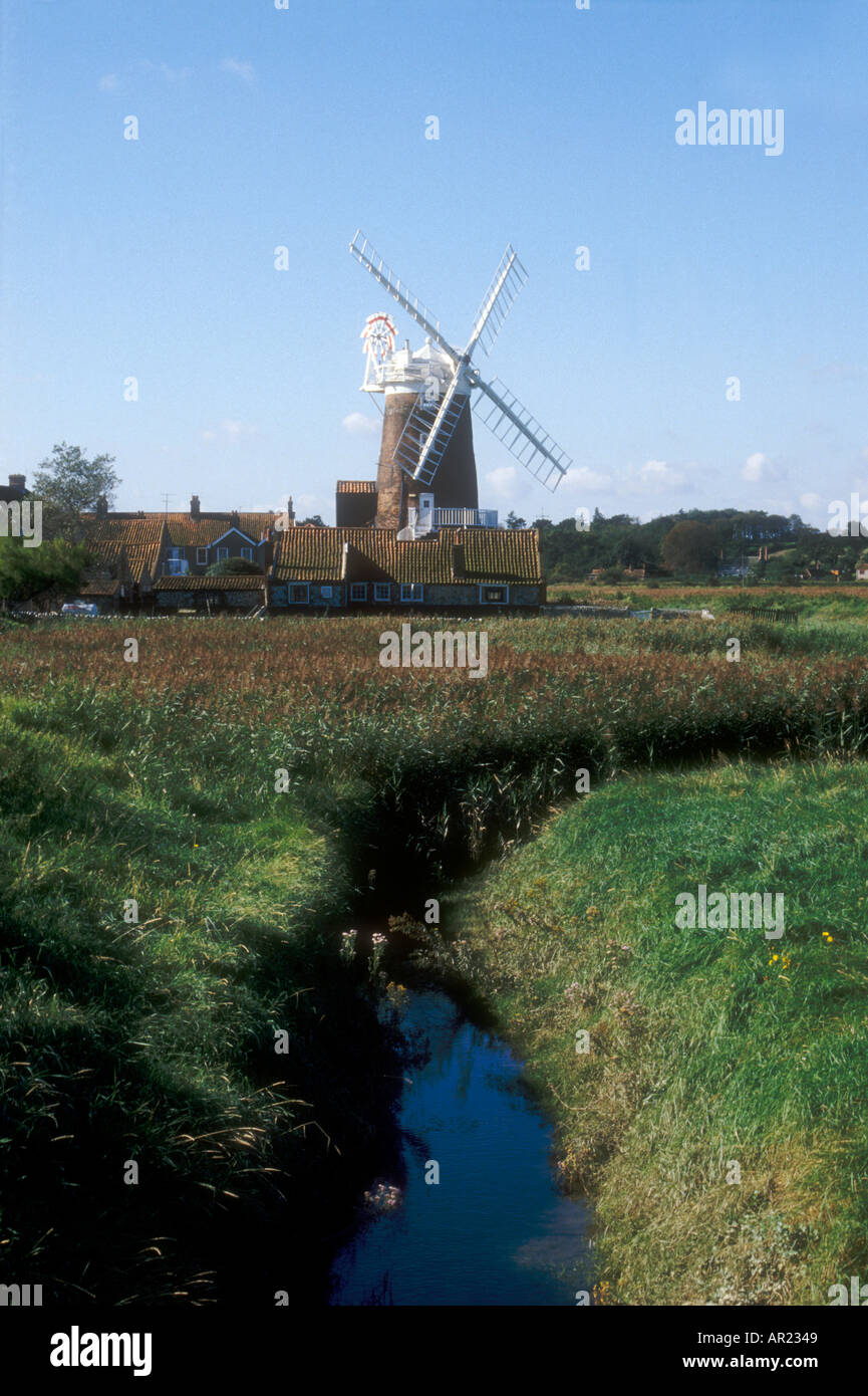 The windmill at Cley next the Sea in Norfolk England UK Stock Photo