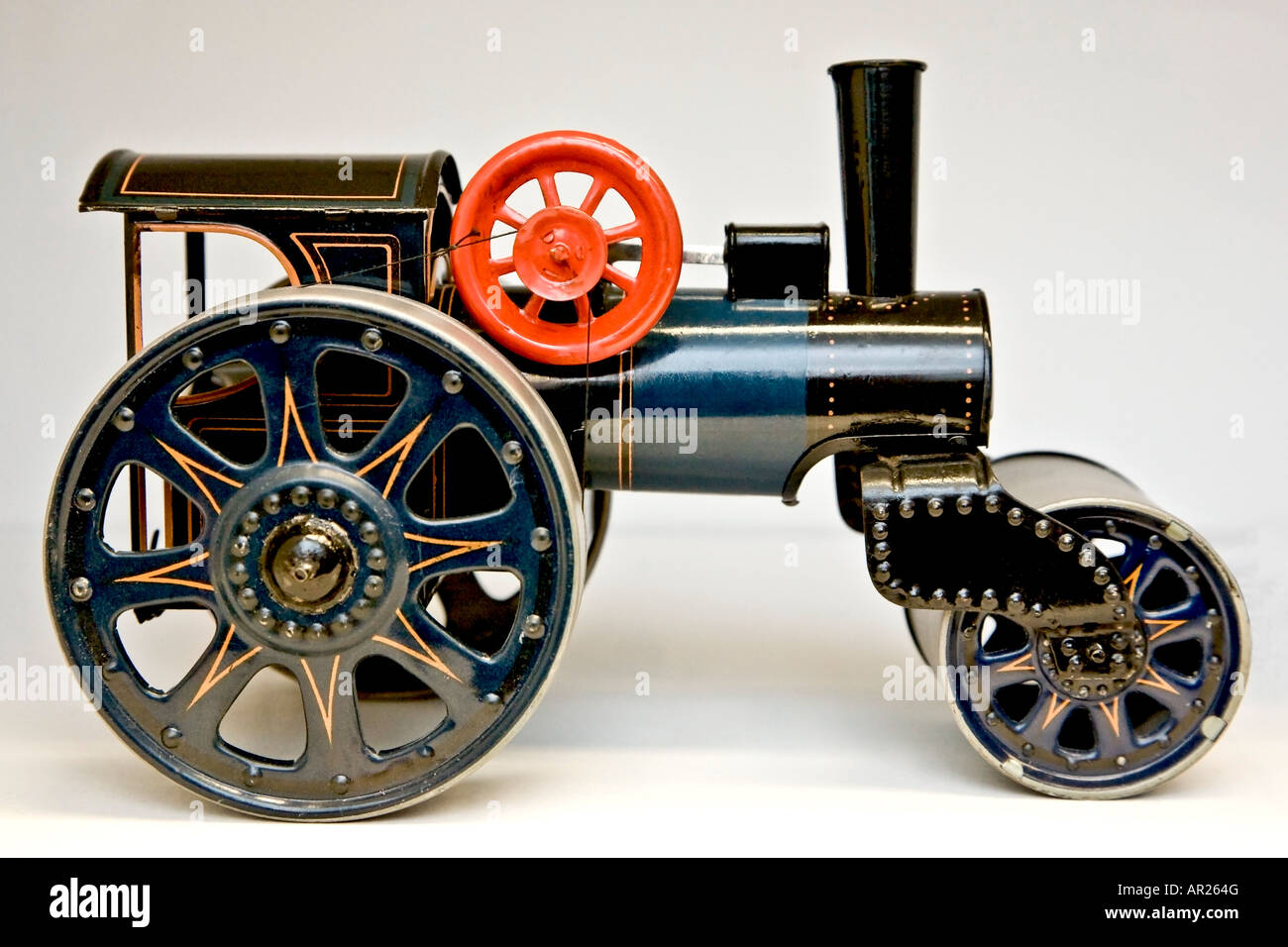 Steam roller toy Stock Photo