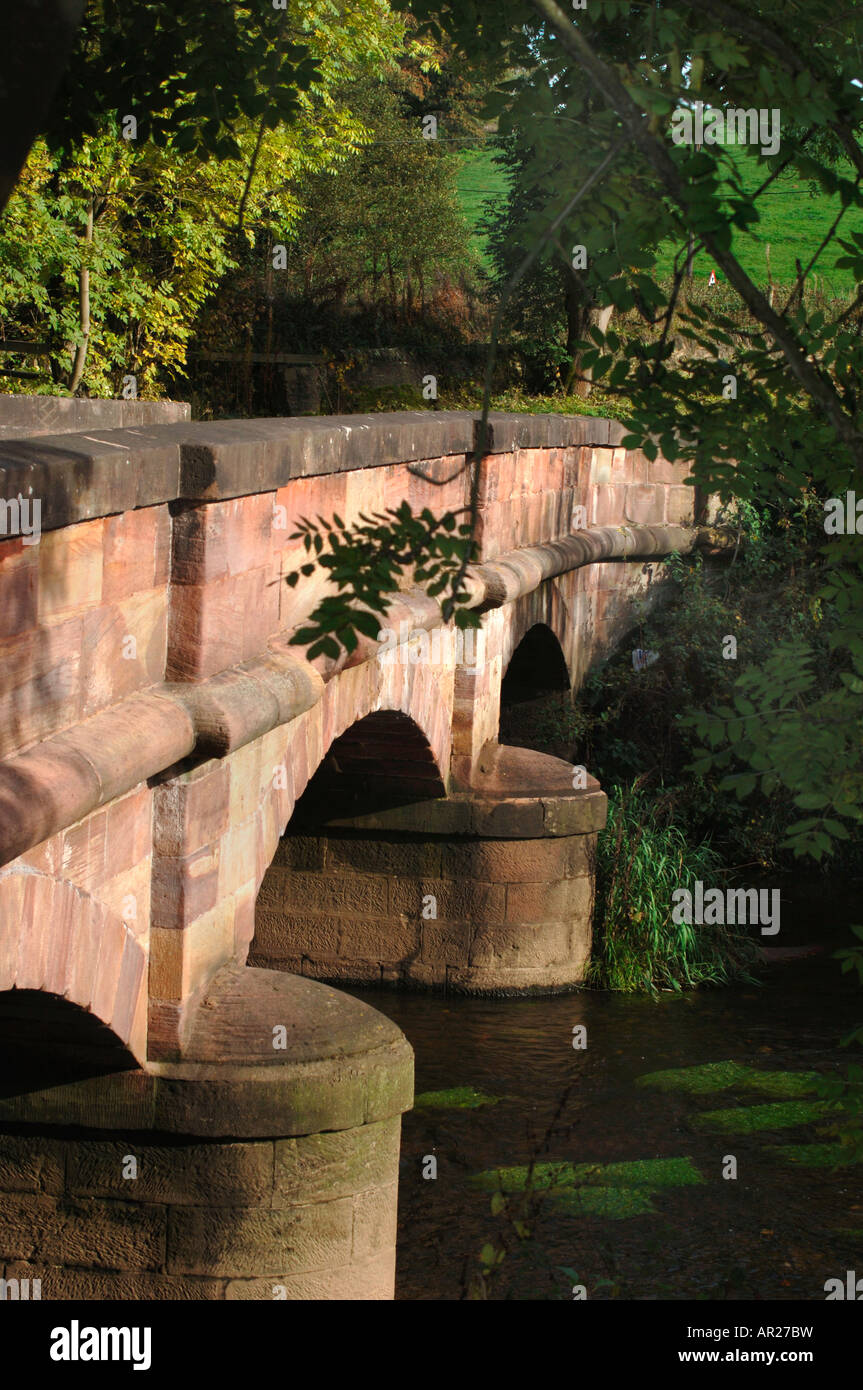 A Stone Bridge In Staffordshire England Stock Photo Alamy