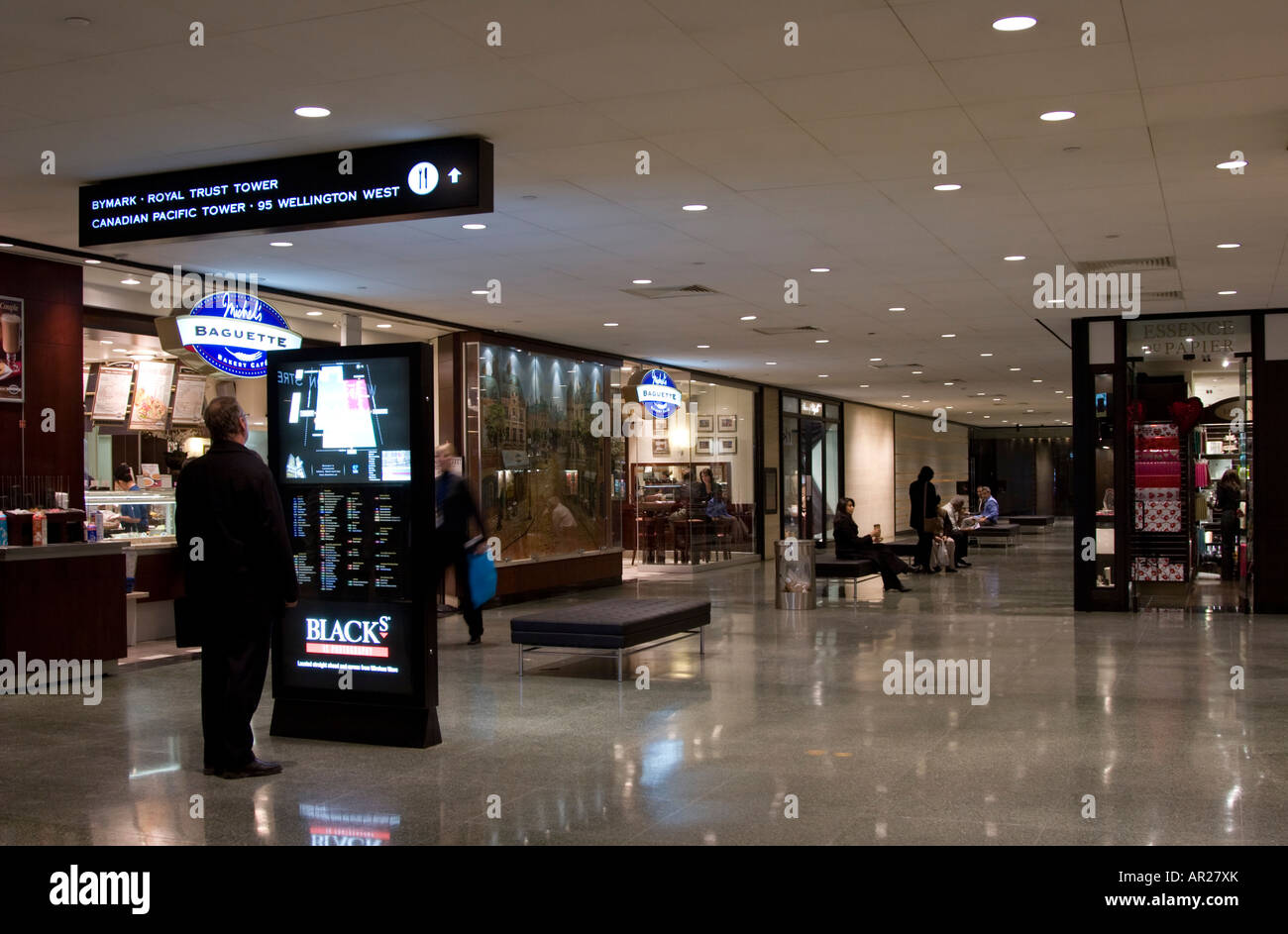 Path Underground Shopping Complex Downtown Toronto Dominion