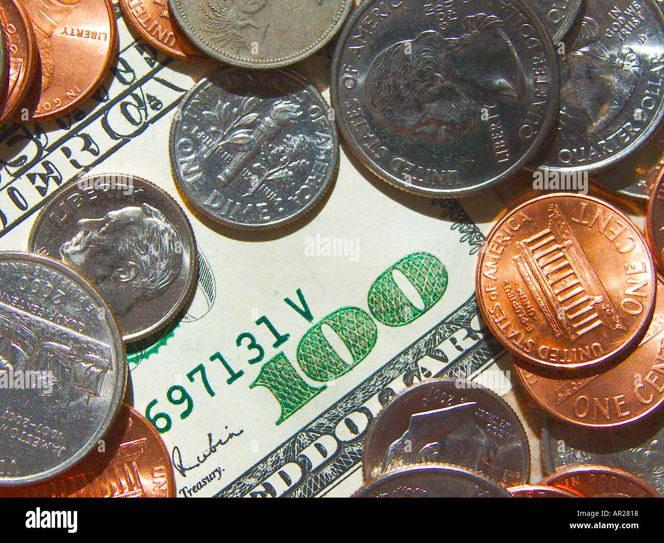 USA money currency Stock Photo