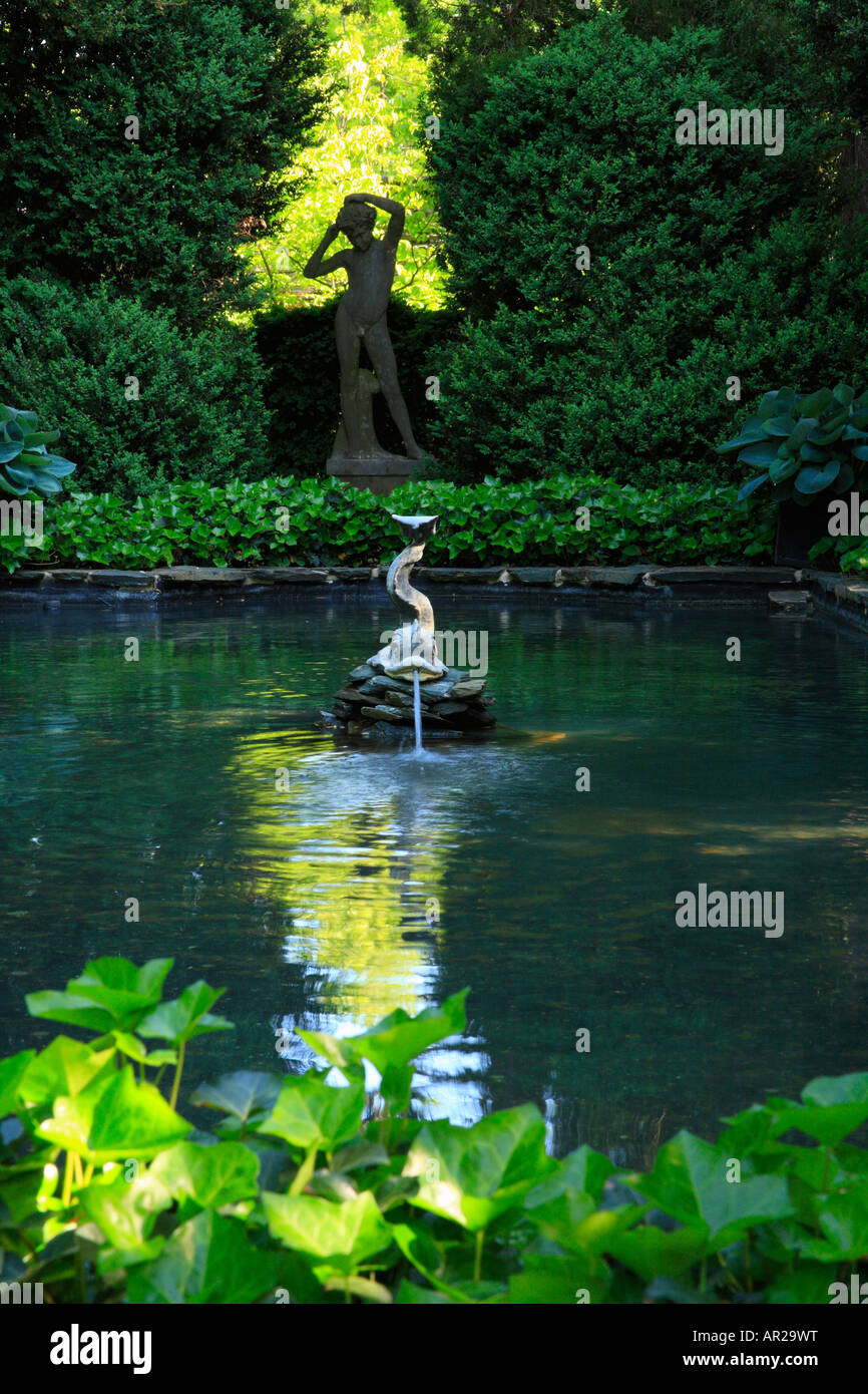 Garden, Oatlands Plantation, Loudoun County, Virginia, USA Stock Photo