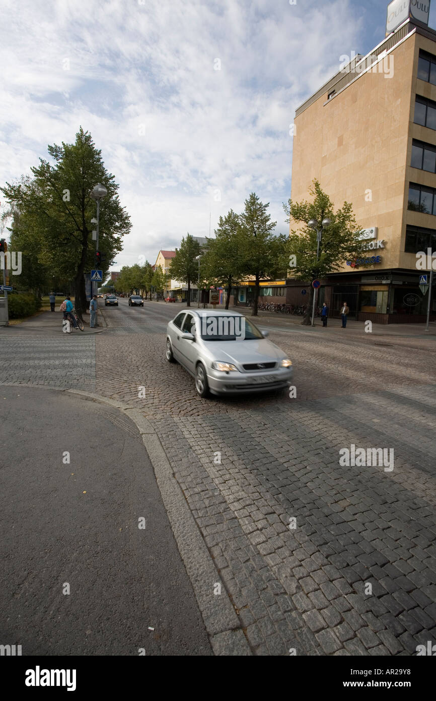 Finnish traffic scene Stock Photo - Alamy