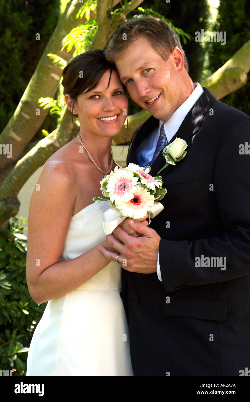 bride and groom  Stock Photo
