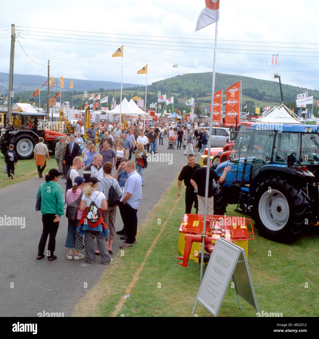 Royal Welsh Showground Builth Wells Powys Wales UK Stock Photo