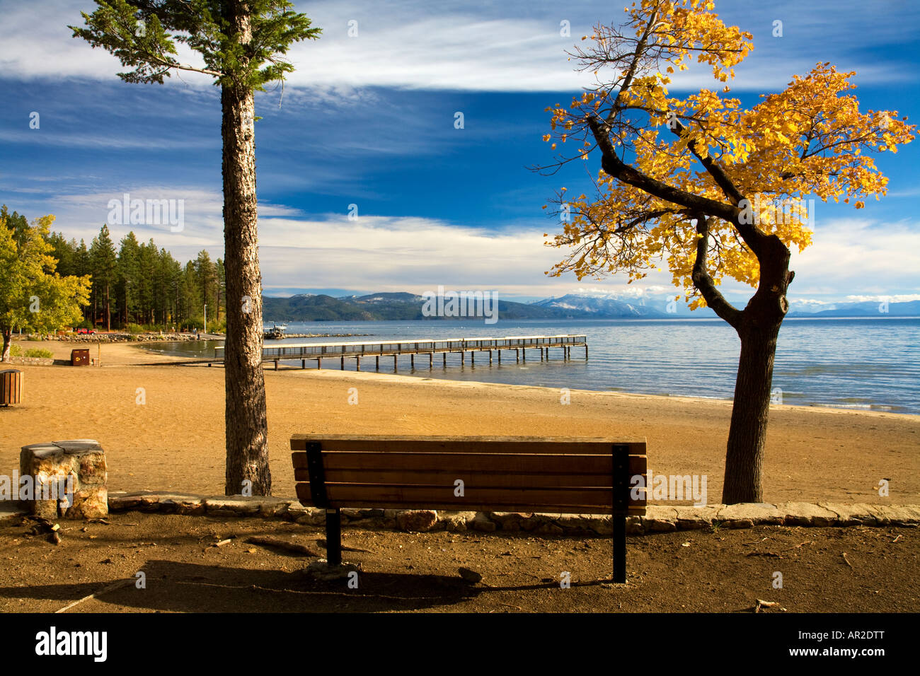 Kings Beach Lake Tahoe California Stock Photo Alamy