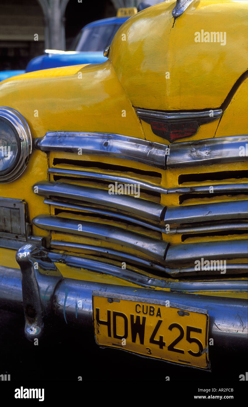 Old cars Havana Cuba Stock Photo