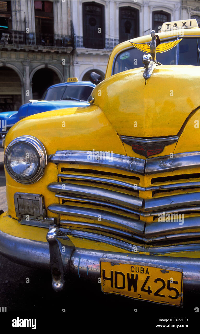 Old cars Havana Cuba Stock Photo