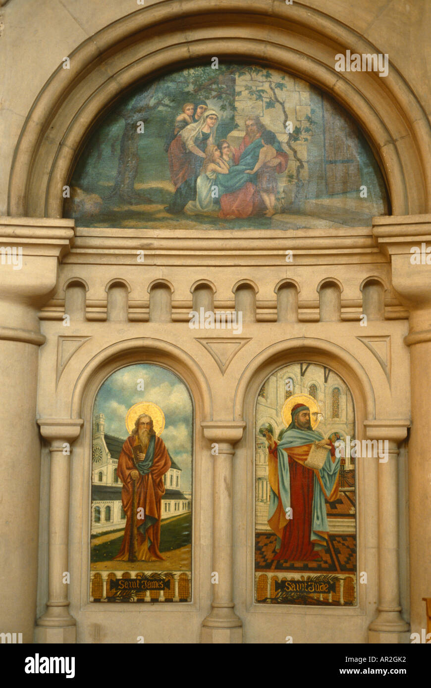 Interior, Anglican Chapel, HMP Wormwood Scrubs Stock Photo