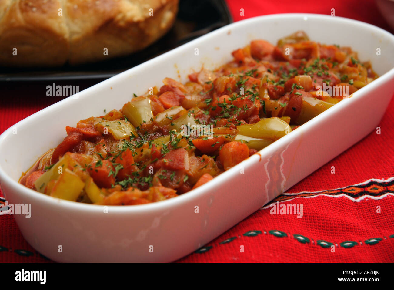 Traditional Christmas eve vegetarian meal Stock Photo Alamy