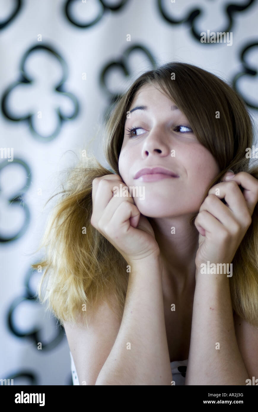 Absent minded woman hi-res stock photography and images - Alamy