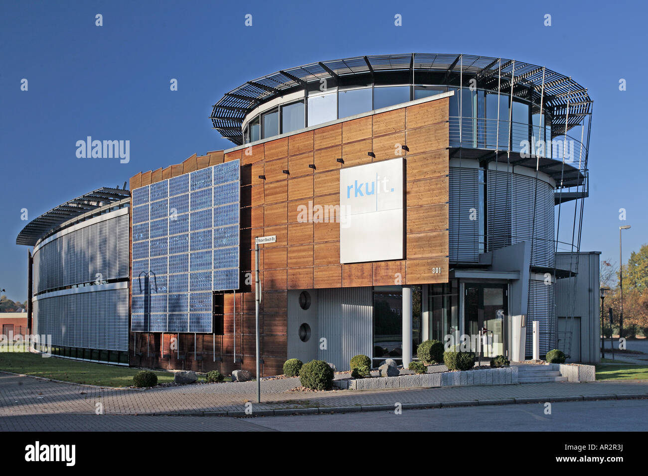 modern architekture in Herne, RKU.IT company, Germany, North Rhine-Westphalia, Ruhr Area, Herne Stock Photo