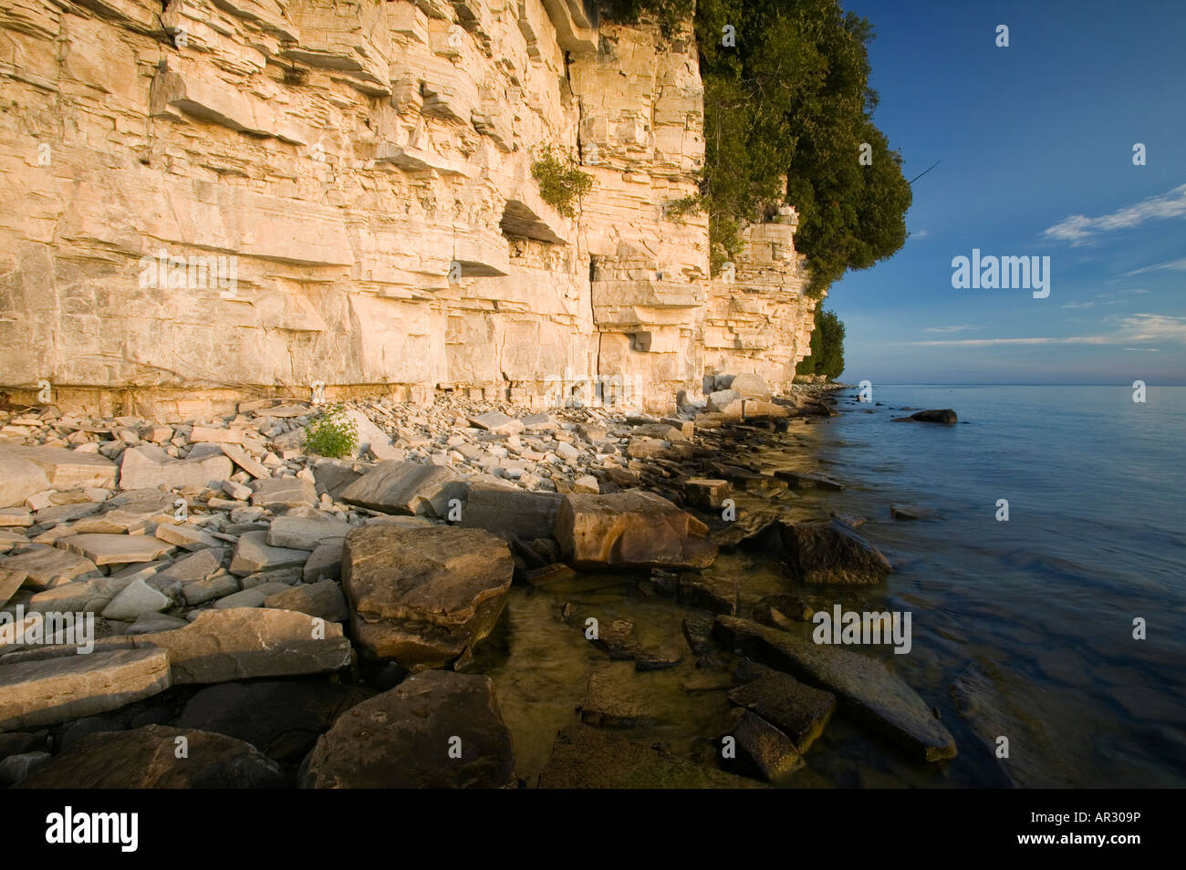 Deathdoor Bluff And Lake Michigan Door Bluff Headlands