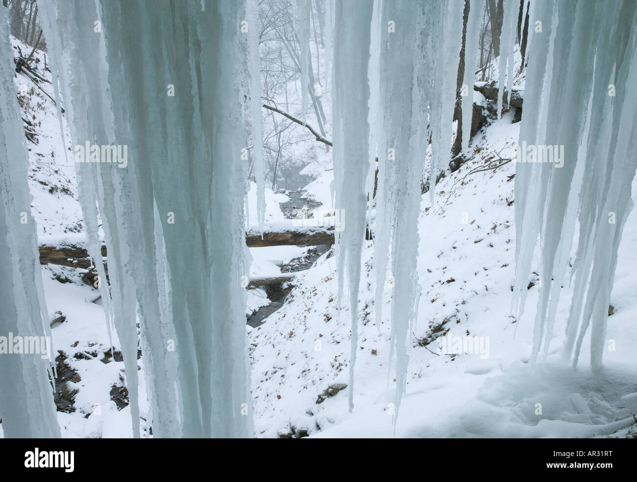 Bridal Veil Falls, Pikes Peak State Park, Iowa USA Stock Photo Alamy