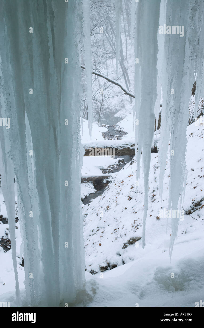 Bridal Veil Falls, Pikes Peak State Park, Iowa USA Stock Photo Alamy