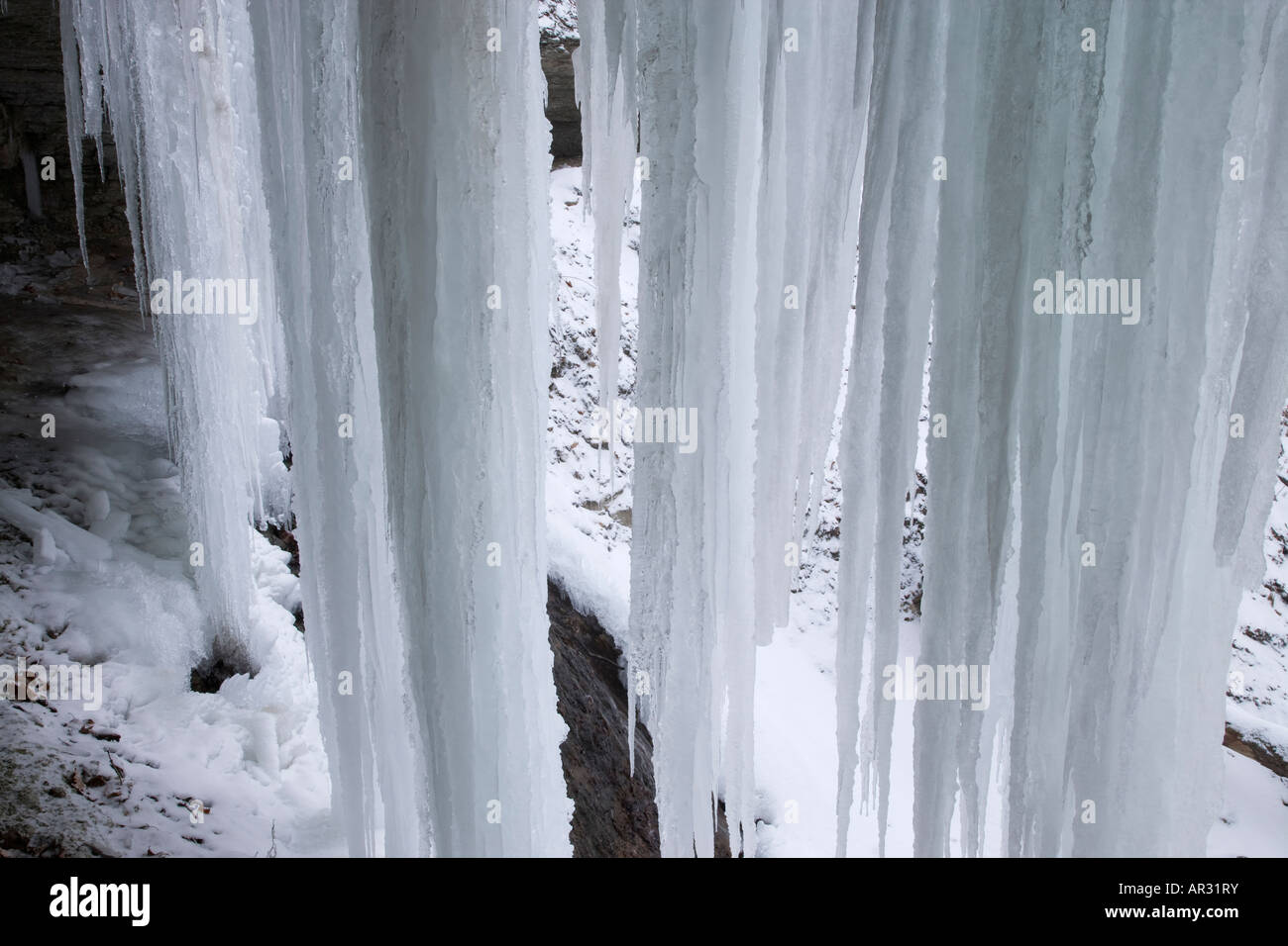Bridal Veil Falls, Pikes Peak State Park, Iowa USA Stock Photo Alamy