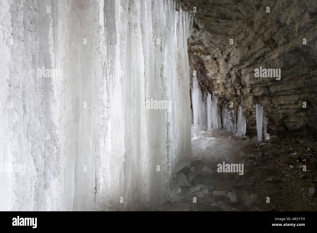 Bridal Veil Falls, Pikes Peak State Park, Iowa USA Stock Photo Alamy