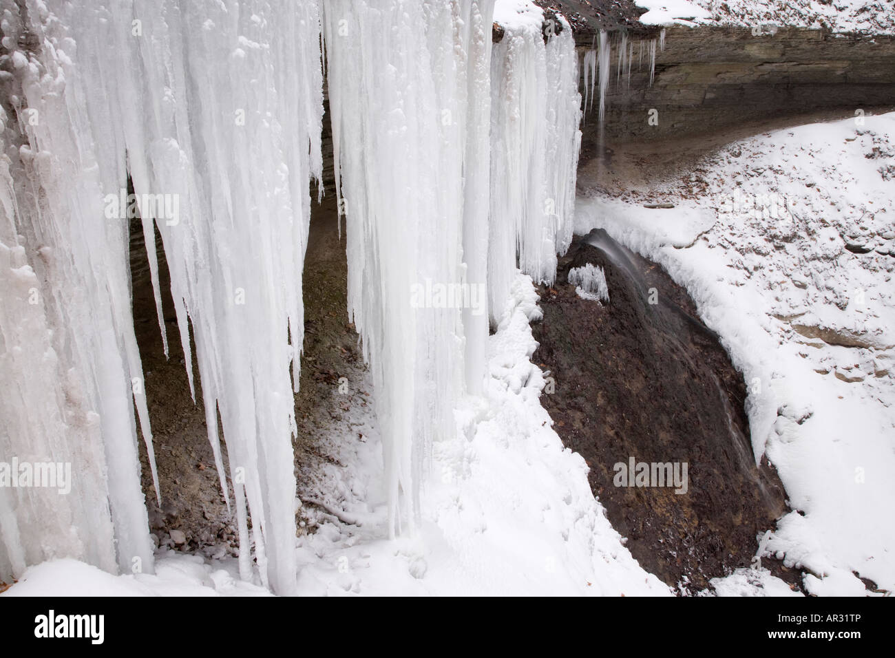 Bridal Veil Falls, Pikes Peak State Park, Iowa USA Stock Photo Alamy