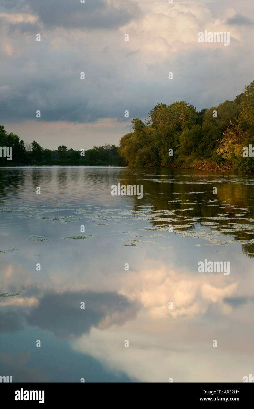Albert Lea Lake, Big Island State Park, Freeborn County, Minnesota USA