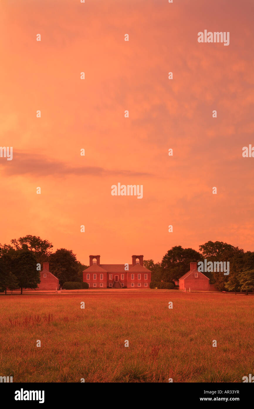 Lee hall mansion historic brick plantation house hires stock