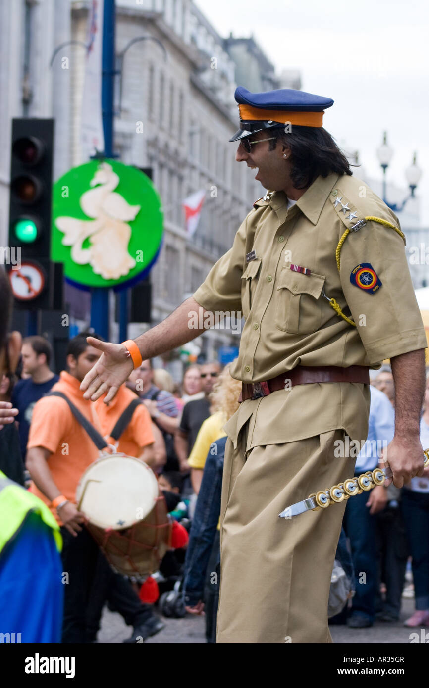 Funny Indian Police Officer - Male Stock Photo - Alamy