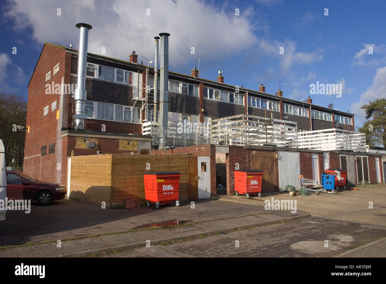 housing estate in Thetford, Norfolk, UK Stock Photo Alamy
